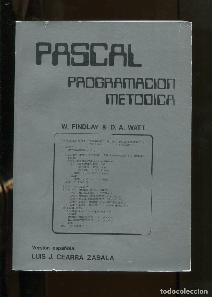 Libros de segunda mano: pascal. Programacion met&oacute;dica. ed Rueda 1981. perfecto estado - Foto 1