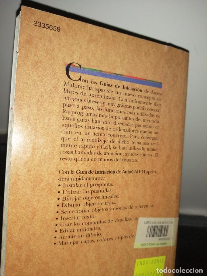 Libros de segunda mano: Libro Autocad Auto cad 14 multimedia Anaya - Foto 2