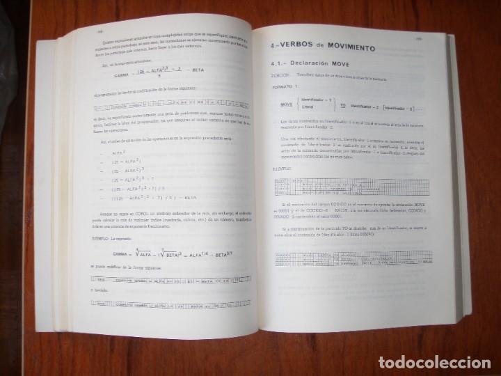 Libros de segunda mano: LIBRO LENGUAJE COBOL CIRO DE LA FUENTE - Foto 3