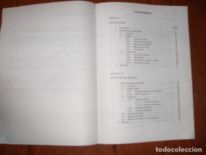 Libros de segunda mano: LIBRO LENGUAJE COBOL CIRO DE LA FUENTE - Foto 4