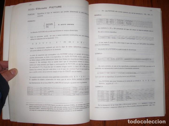 Libros de segunda mano: LIBRO LENGUAJE COBOL CIRO DE LA FUENTE - Foto 10