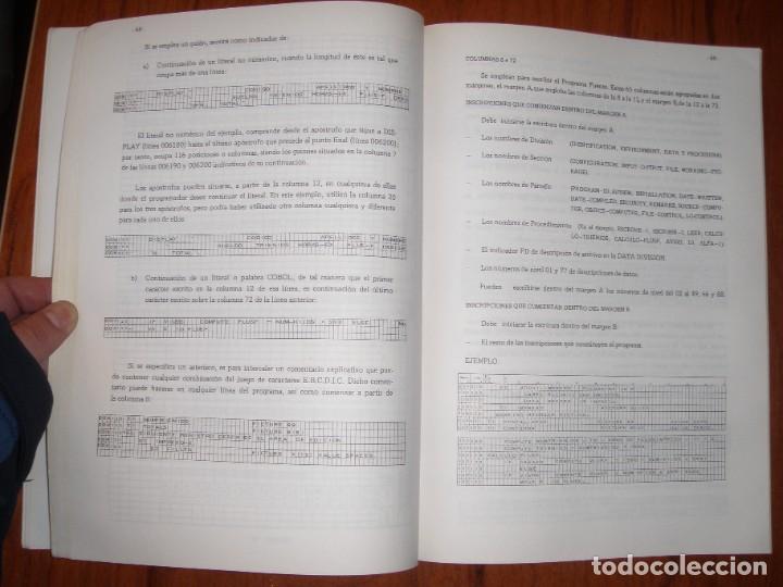 Libros de segunda mano: LIBRO LENGUAJE COBOL CIRO DE LA FUENTE - Foto 12
