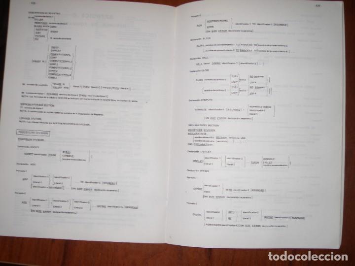 Libros de segunda mano: LIBRO LENGUAJE COBOL CIRO DE LA FUENTE - Foto 14