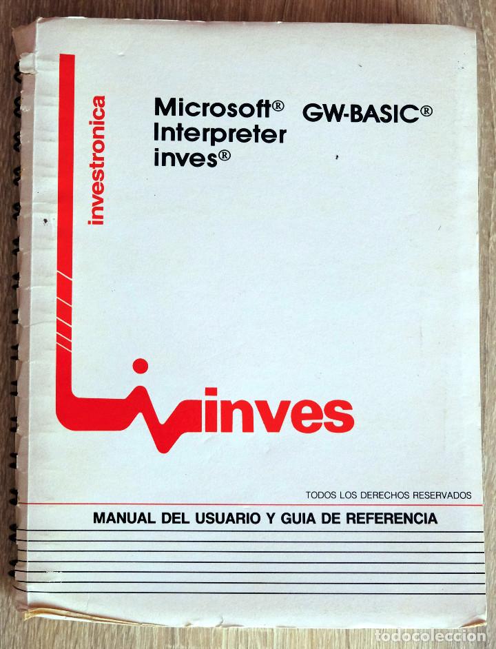 Libros de segunda mano: Disquetes y libros MS-DOS, GW-BASIC (Bondwell e Inves) - Foto 5 - 327584218