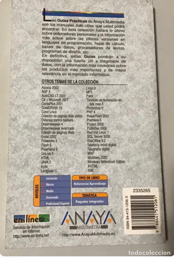 Libros de segunda mano: GU&Iacute;A PR&Aacute;CTICA OFFICE XP. A&Ntilde;O 2001 - Foto 2