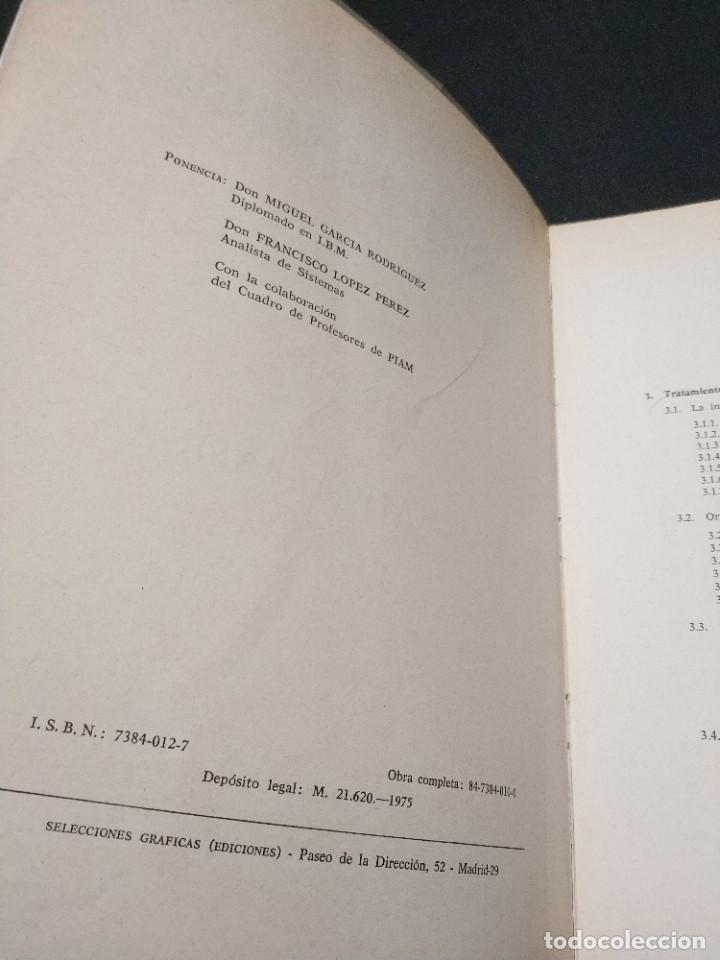 Libros de segunda mano: INFORMATICA BASICA PIAM S.A. A&Ntilde;O 1975 - Foto 2