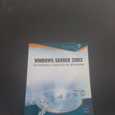 Libros de segunda mano: WINDOWS SERVER 2003. Lote 314987028
