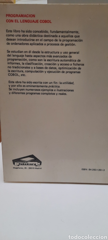 Libros de segunda mano: Programaci&oacute;n con el lenguaje Cobol - Foto 2