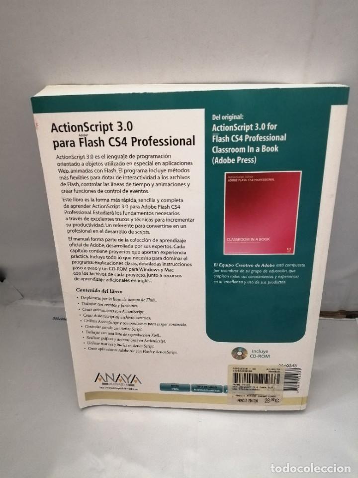 Libros de segunda mano: EL LIBRO OFICIAL. ACTIONSCRIPT 3.0 PARA FLASH CS4 PROFESSIONAL (INCLUYE CD-ROM) - Foto 2
