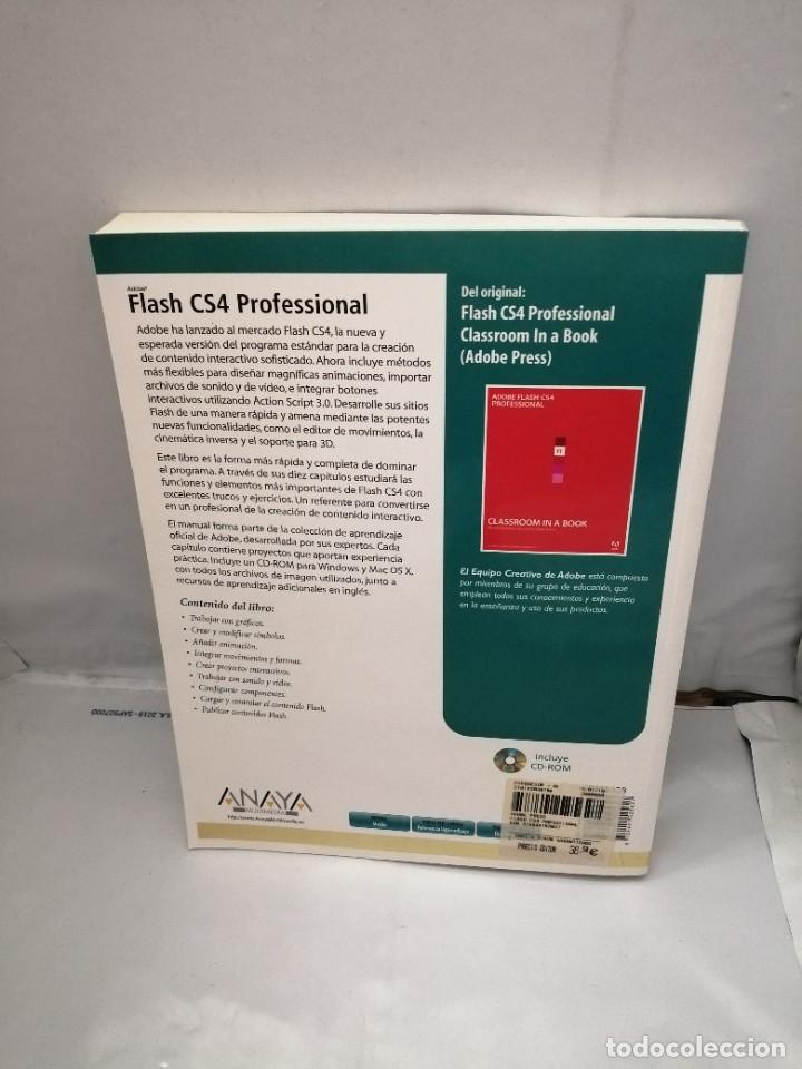 Libros de segunda mano: EL LIBRO OFICIAL. ADOBE FLASH CS4 PROFESSIONAL (INCLUYE CD-ROM) - Foto 2