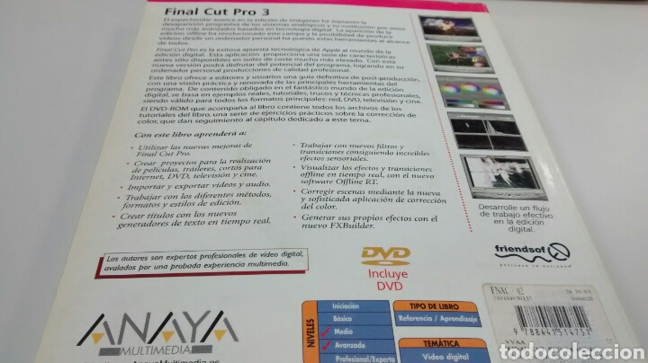 Libros de segunda mano: FINAL CUT PRO 3 (ANAYA) - Foto 2