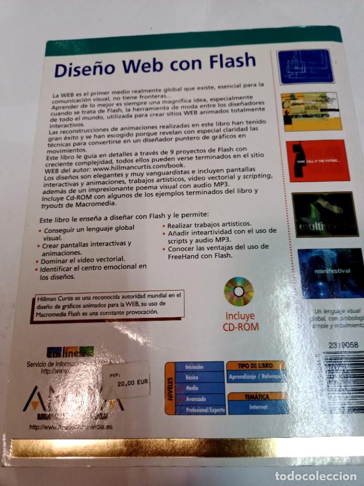 Libros de segunda mano: HILLMAN CURTIS Dise&ntilde;o web con flash SA7837 - Foto 2