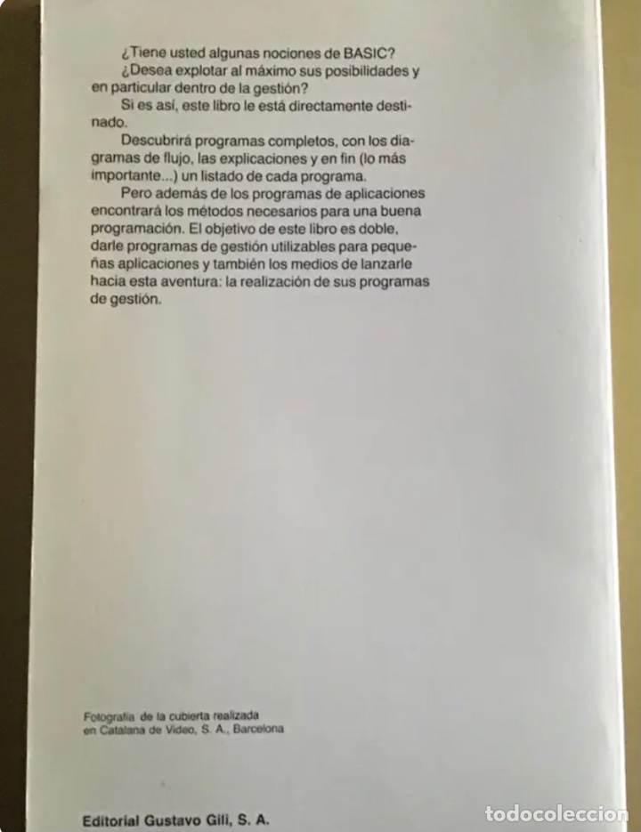 Libros de segunda mano: LA GESTI&Oacute;N CON BASIC. Comercio y peque&ntilde;a empresa. - Foto 2