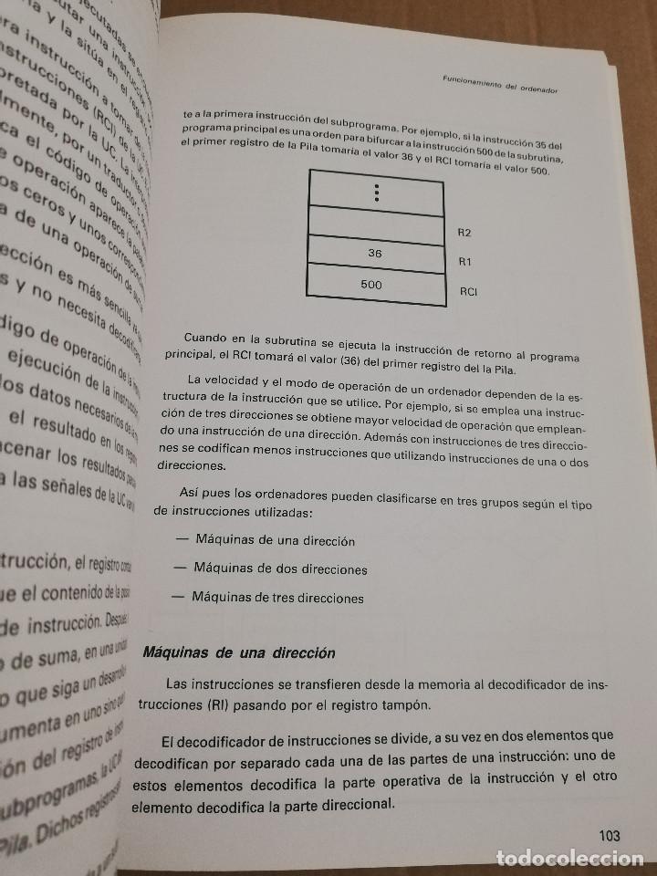 Libros de segunda mano: ESTRUCTURA B&Aacute;SICA DEL PROCESO DE DATOS (PROGRAMACI&Oacute;N DE ORDENADORES N&ordm; 4 / GRUPO ECC) - Foto 7