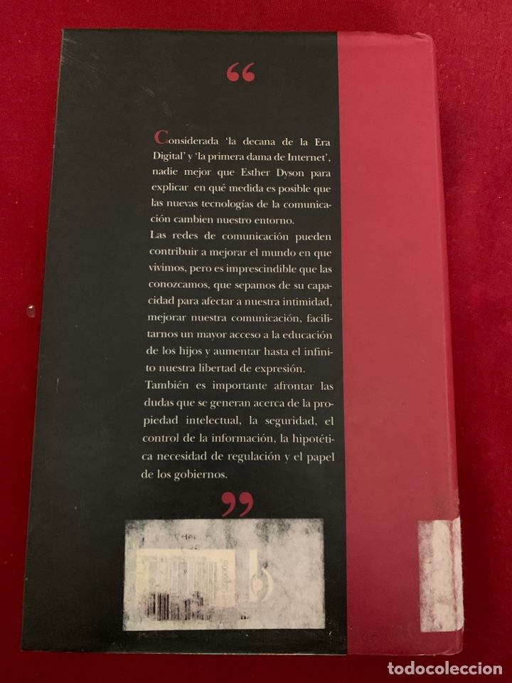 Libros de segunda mano: Release 2.0. Esther Dyson. Tapa dura. - Foto 2