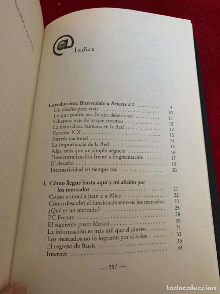 Libros de segunda mano: Release 2.0. Esther Dyson. Tapa dura. - Foto 6
