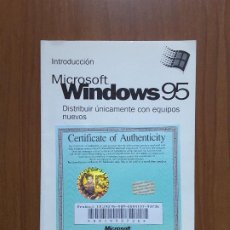 Libros de segunda mano: INTRODUCCIÓN A MICROSOFT WINDOWS 95. EN ESPAÑOL.. Lote 318547678