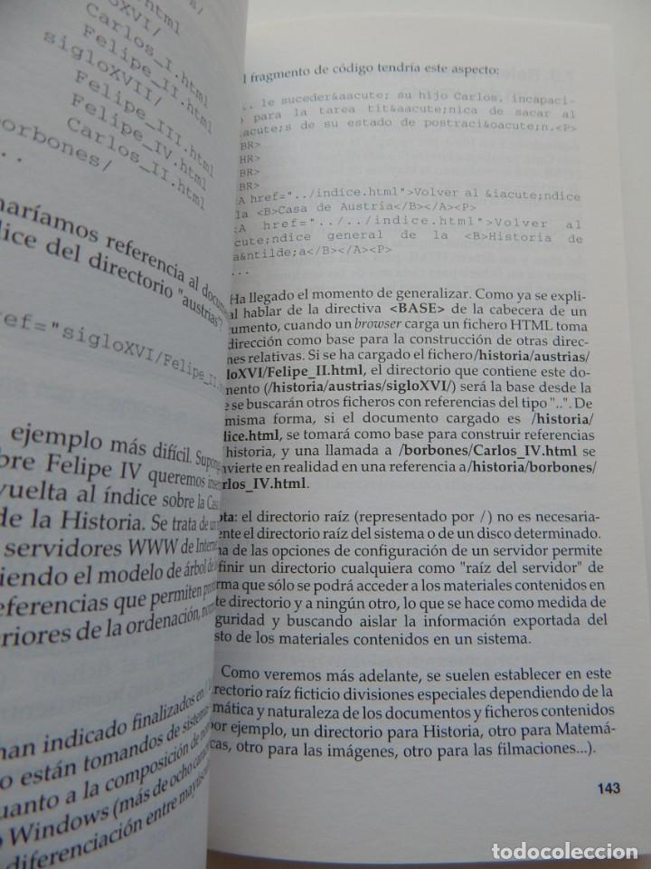Libros de segunda mano: HTML Creaci&oacute;n de p&aacute;ginas Web - Alonso Alvarez Garc&iacute;a - Foto 6