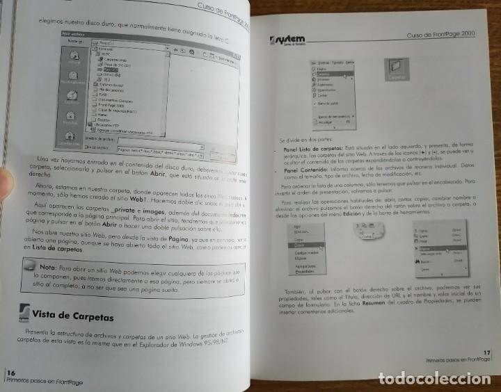 Libros de segunda mano: Curso de Microsoft Frontpage 2000 - Foto 2