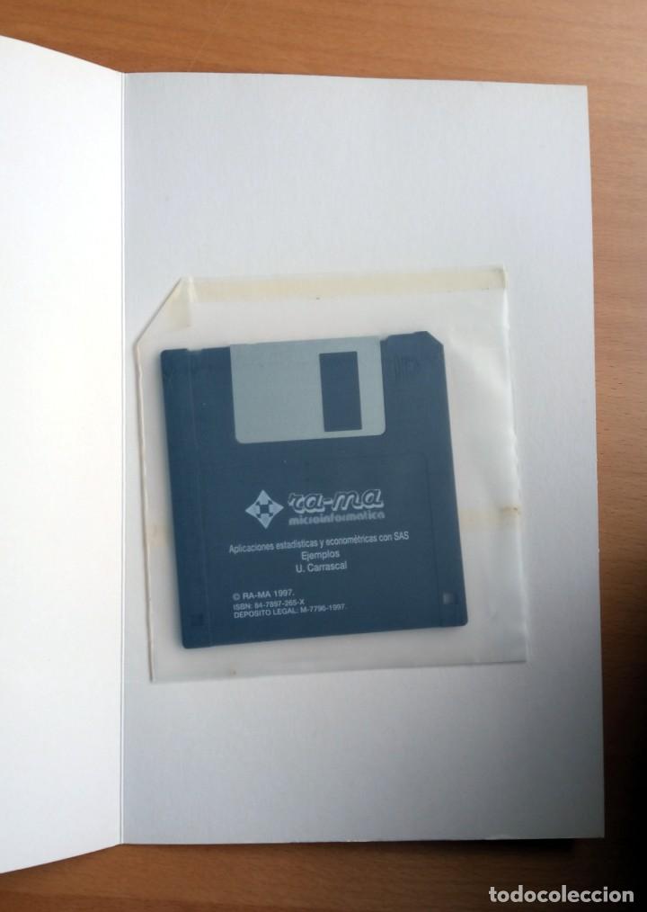 Libros de segunda mano: Aplicaciones estad&iacute;sticas y econom&eacute;tricas con SAS, de U. Carrascal. - Foto 5