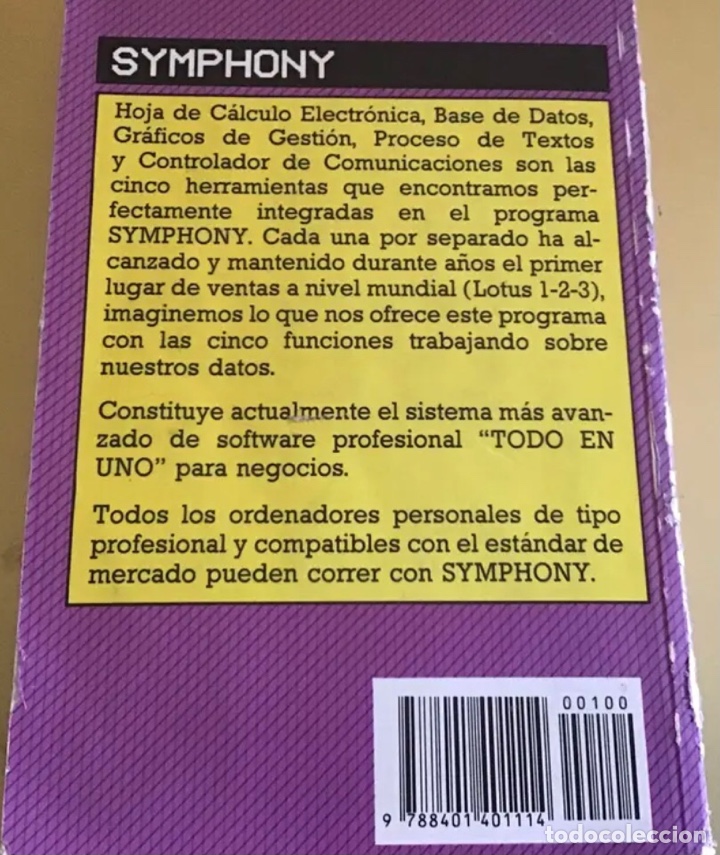 Libros de segunda mano: SYMPHONY. Iniciaci&oacute;n y formaci&oacute;n. A&Ntilde;O 1986 - Foto 2