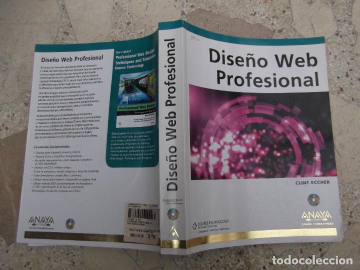 Libros de segunda mano: dise&ntilde;o web profesional, clint eccher, anaya dise&ntilde;o, course technology, con cd rom,castellano - Foto 1