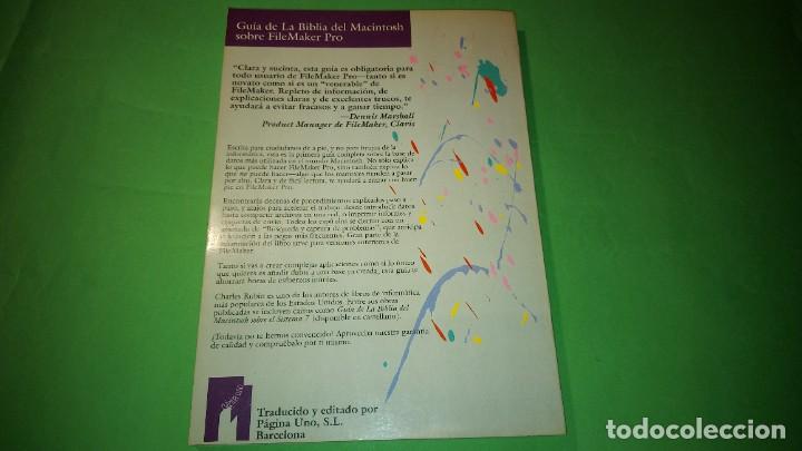 Libros de segunda mano: LIBRO 1992 - GUIA LA BIBLIA DE MACINTOSH SOBRE FILEMAKER PRO - BASE DE DATOS - Foto 3