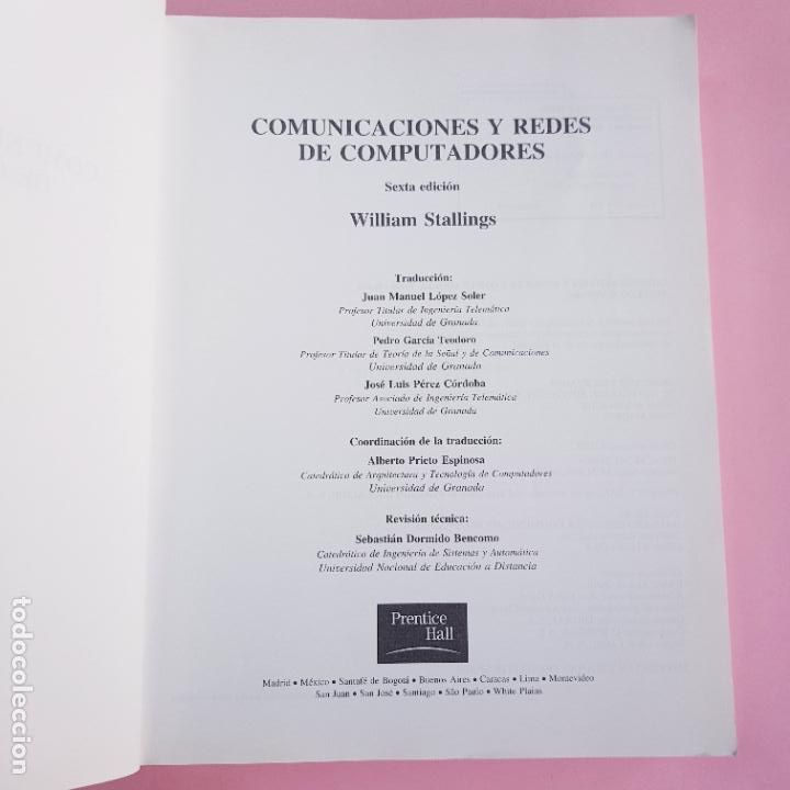 Libros de segunda mano: LIBRO-COMUNICACIONES Y REDES DE COMPUTADORES-WILLIAN STALLINGS-6&ordf;EDICI&Oacute;N-PRENTICE HALL-2002. - Foto 6