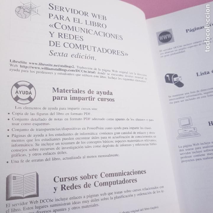 Libros de segunda mano: LIBRO-COMUNICACIONES Y REDES DE COMPUTADORES-WILLIAN STALLINGS-6&ordf;EDICI&Oacute;N-PRENTICE HALL-2002. - Foto 8