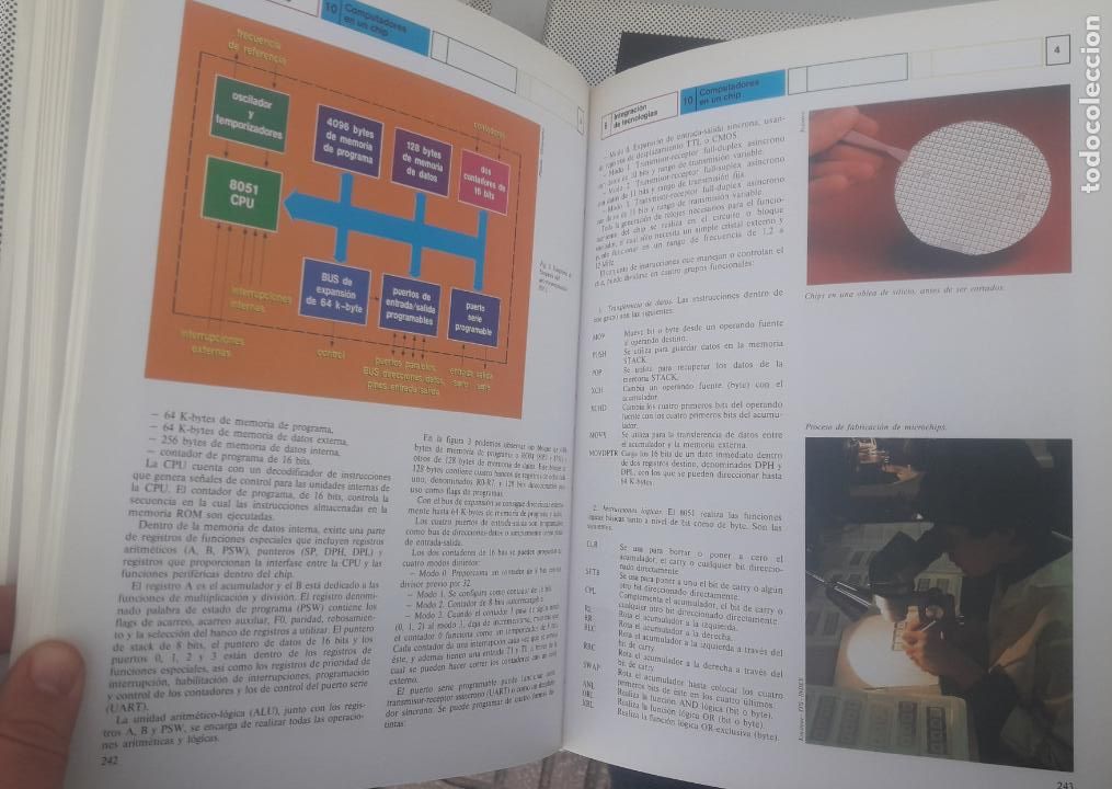 Libros de segunda mano: ENCICLOPEDIA DE LA INFORMATICA - 6 TOMOS COMPLETA - PLANETA LOGIC CONTROL 1987 - Foto 6