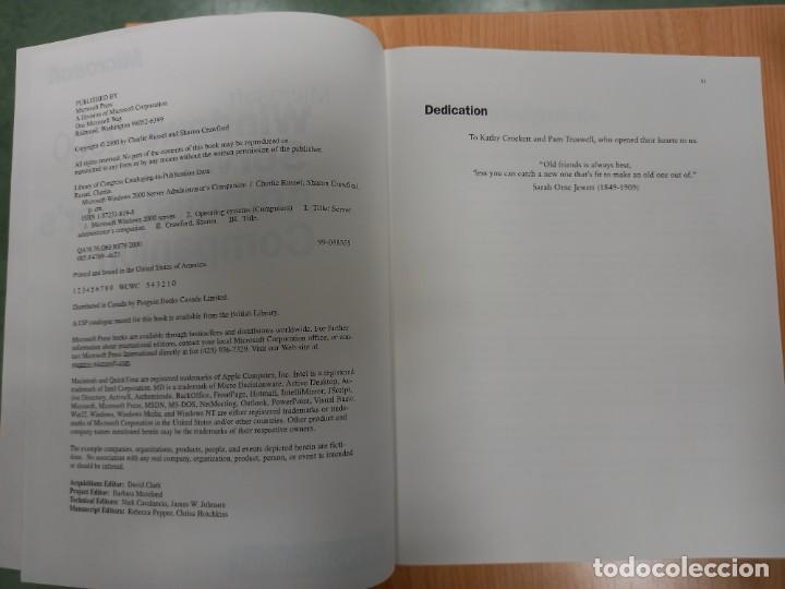 Libros de segunda mano: LIBRO ANTIGUO INFORMATICA MICROSOFT WINDOWS SERVER 2000 ADMINISTRATOR&acute;S COMPANION IT PROFESSIONAL - Foto 4