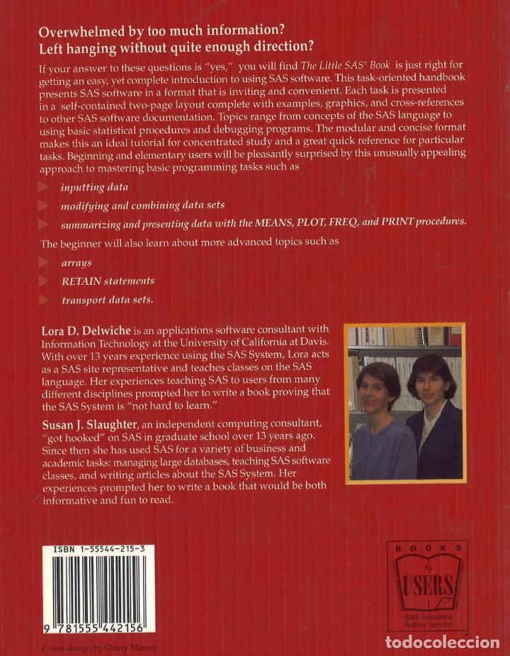 Libros de segunda mano: The little SAS Book. 1998 - Foto 2