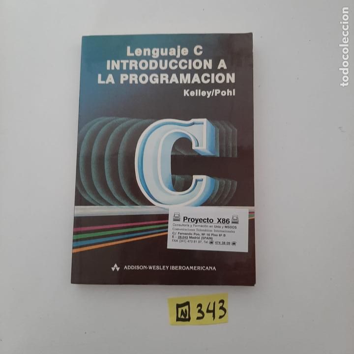 Libros de segunda mano: Lenguaje C introducci&oacute;n a la programaci&oacute;n - Foto 1