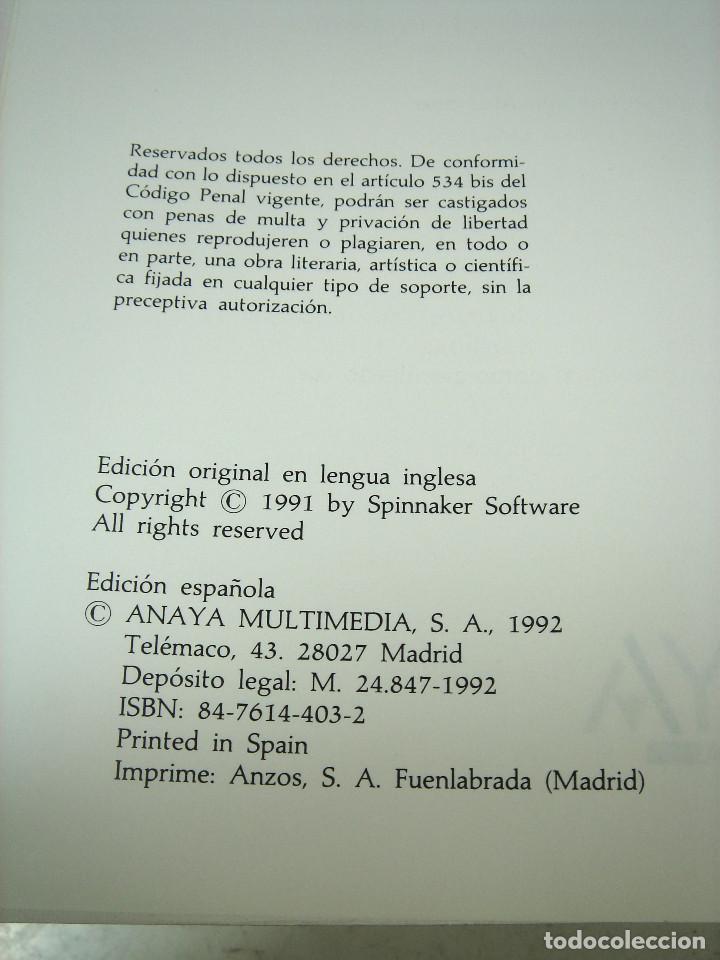Libros de segunda mano: 3X LIBRO INFORMATICA-PFS:WINDOWWORKS-BASIC BASICO-AUTOCAD 2000-GUIA CURSO ANAYA MANUAL - Foto 3