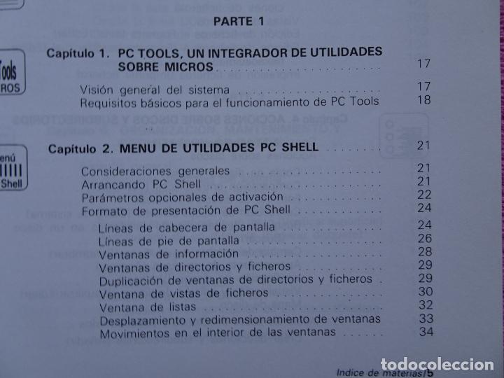 Libros de segunda mano: pc tools deluxe version 6 antonio rincon editorial paraninfo 1992 en castellano 3&ordf; edici&oacute;n - Foto 18