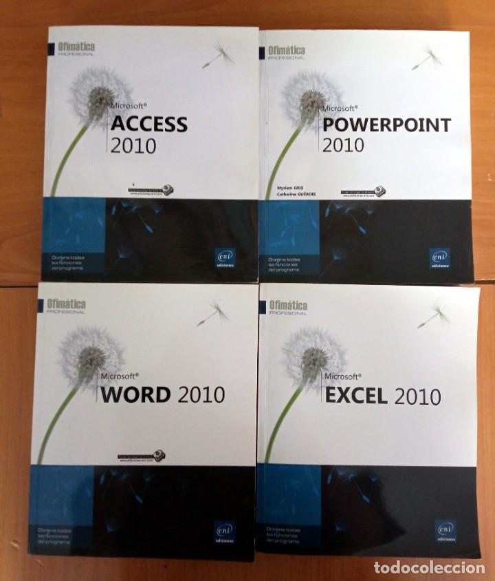 Libros de segunda mano: Lote Microsoft Ofim&aacute;tica Profesional - Excel, Word, Powerpoint, Access 2010. 4 tomos. - Foto 2