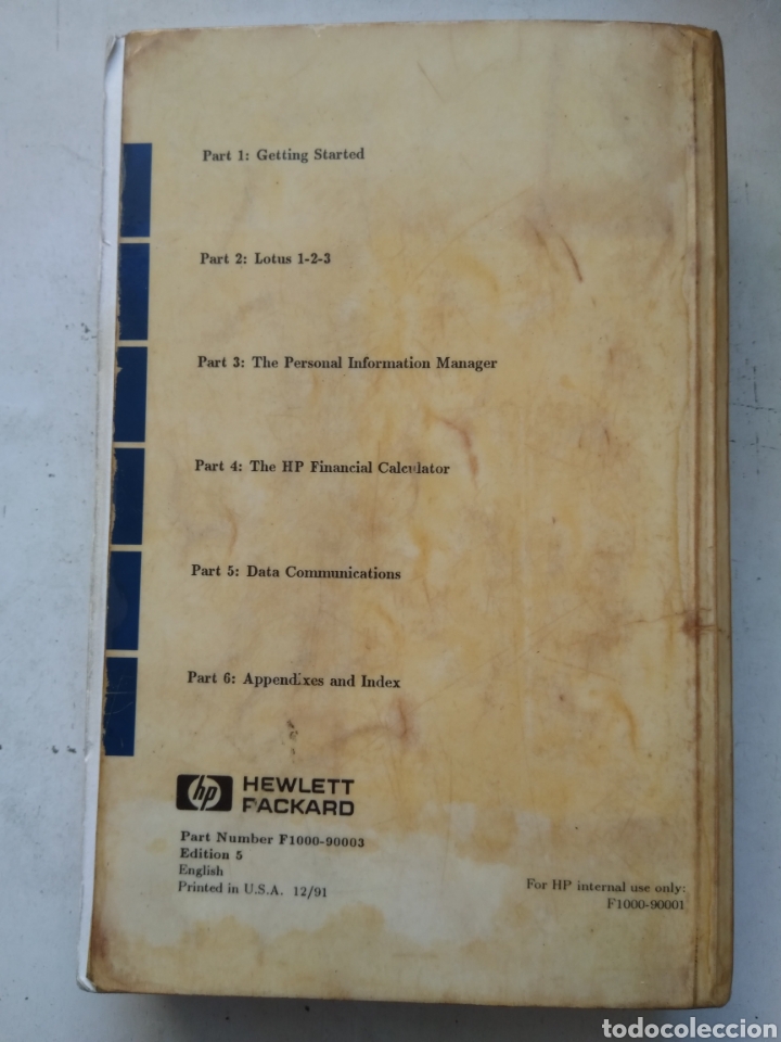 Libros de segunda mano: HP 95LX USERS GUIDE/HEWLETT PACKARD - Foto 7