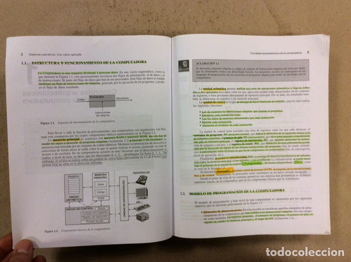 Libros de segunda mano: SISTEMAS OPERATIVOS, UNA VISI&Oacute;N APLICADA. VV.AA. MCGRAWHILL 2003 - Foto 4