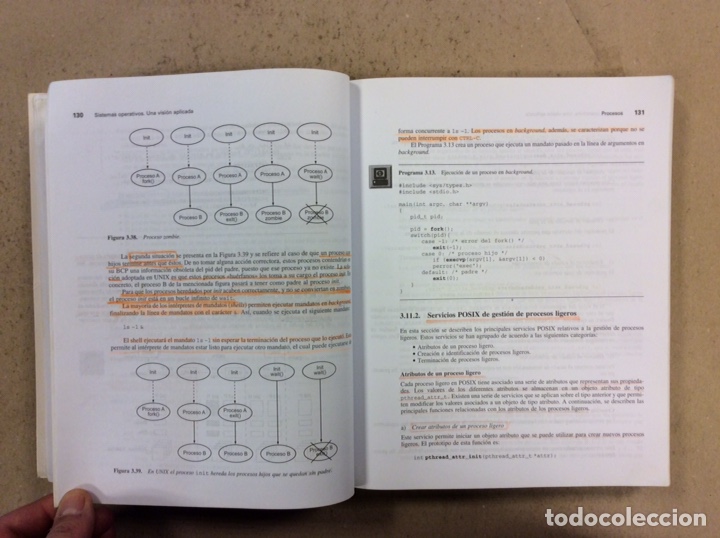 Libros de segunda mano: SISTEMAS OPERATIVOS, UNA VISI&Oacute;N APLICADA. VV.AA. MCGRAWHILL 2003 - Foto 5