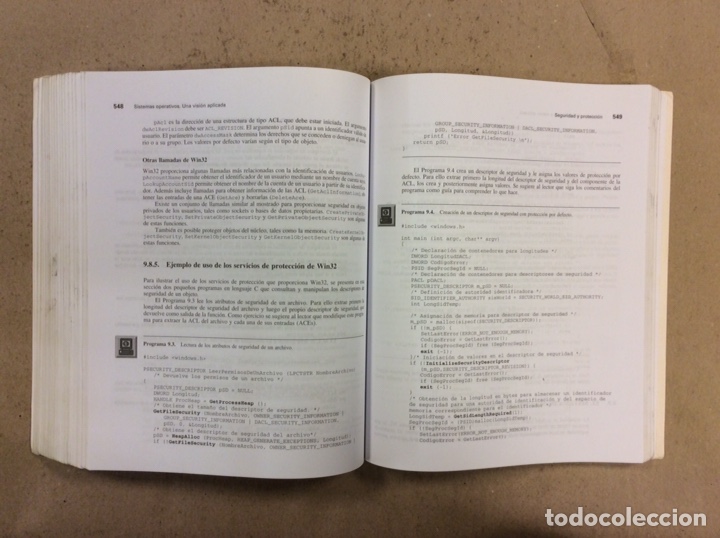 Libros de segunda mano: SISTEMAS OPERATIVOS, UNA VISI&Oacute;N APLICADA. VV.AA. MCGRAWHILL 2003 - Foto 9