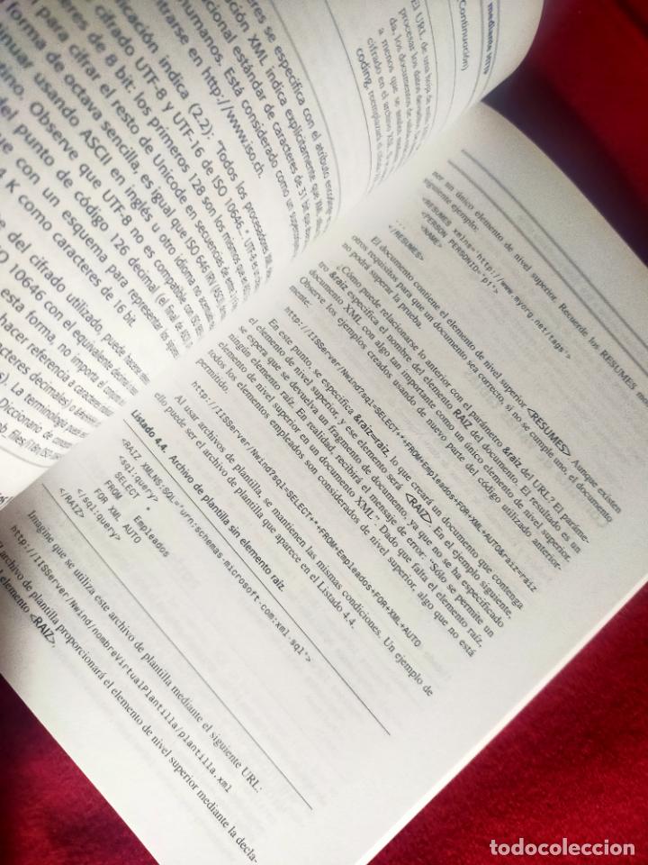 Libros de segunda mano: CREACION SITIOS WEB CON XML Y AQL SERVER 2000 - Foto 3
