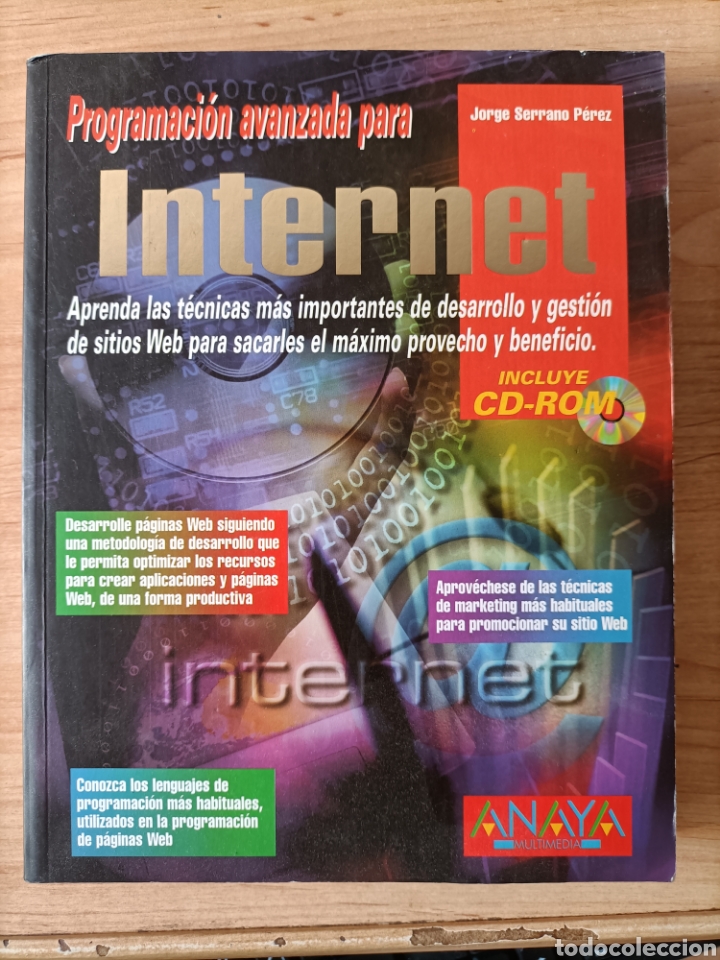 Libros de segunda mano: Programaci&oacute;n avanzada para internet. 2001. Jorge Serrano P&eacute;rez. Anaya. CD rom - Foto 1