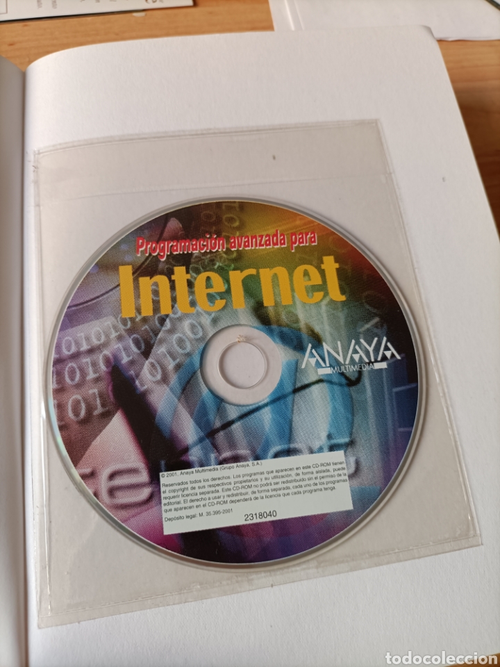 Libros de segunda mano: Programaci&oacute;n avanzada para internet. 2001. Jorge Serrano P&eacute;rez. Anaya. CD rom - Foto 3