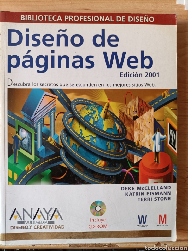 Libros de segunda mano: Dise&ntilde;o de p&aacute;ginas Web. Edici&oacute;n 2001. Anaya - Foto 1
