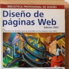 Libros de segunda mano: DISEÑO DE PÁGINAS WEB. EDICIÓN 2001. ANAYA. Lote 341282288