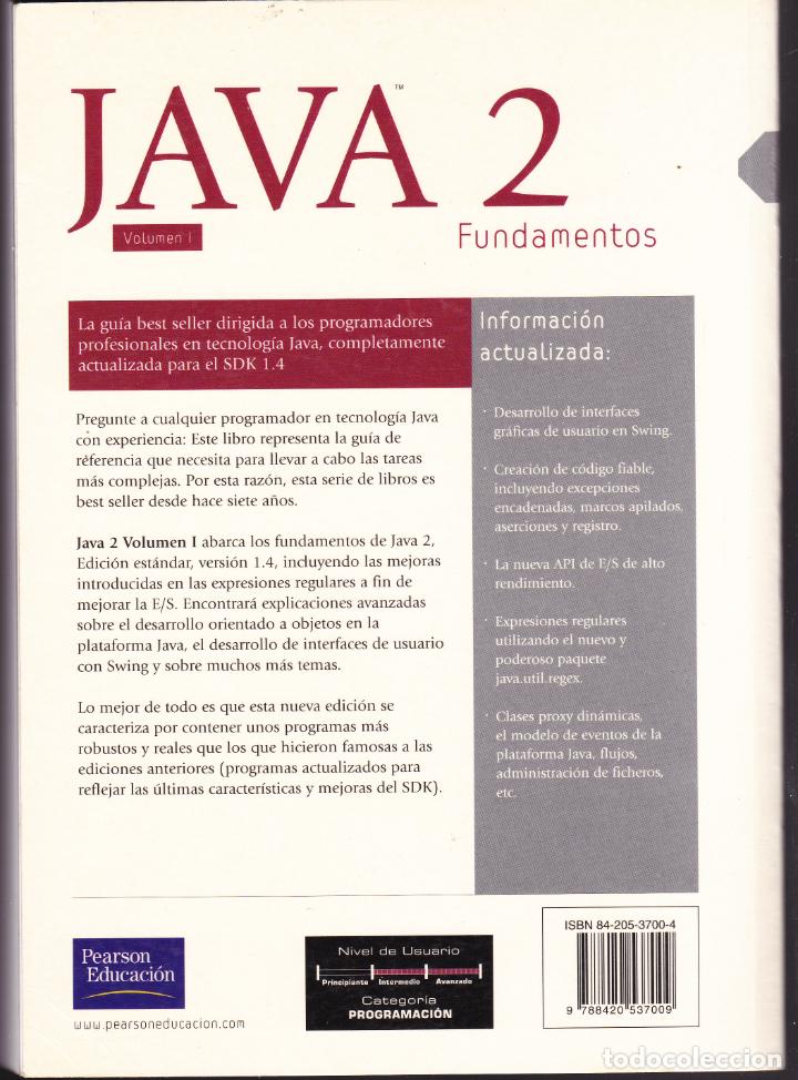 Libros de segunda mano: java 2 fundamentos - Foto 2