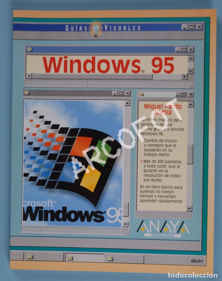 Libros de segunda mano: WINDOWS 95 - GU&Iacute;AS VISUALES - ANAYA 1998 - Foto 1