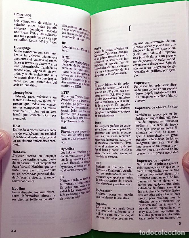 Libros de segunda mano: Diccionario de t&eacute;rminos inform&aacute;ticos - Foto 3