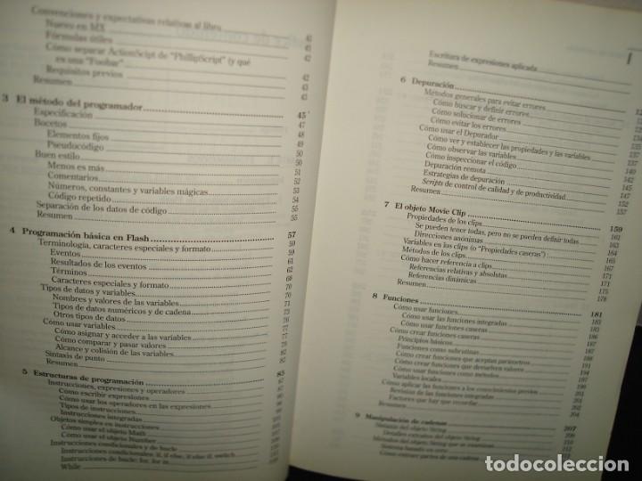 Libros de segunda mano: 7- ACTIONSCRIPT CON FLASH MX - PHILLIP KERMAN - Foto 5