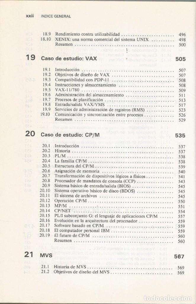 Libros de segunda mano: Introducci&oacute;n a los sistemas operativos. Harvey M. Deitel. - Foto 3